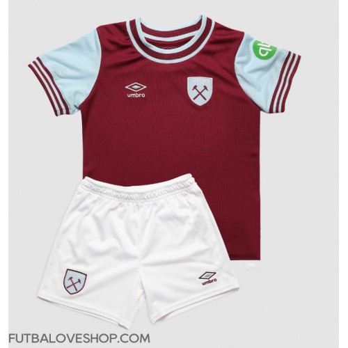 Dres West Ham United Domáci pre deti 2024-25 Krátky Rukáv (+ trenírky)